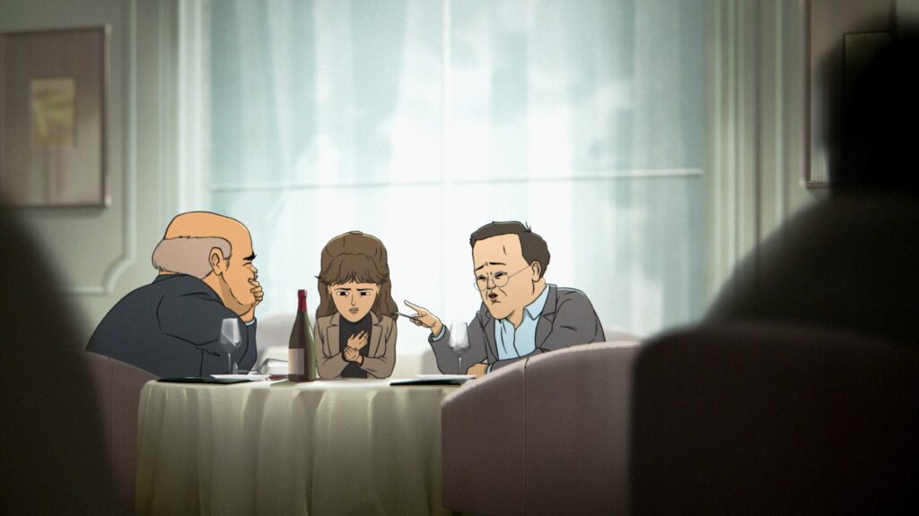 Frances Applewhite faces hard truths over a pivotal dinner meeting.