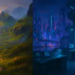 Background Artistry by Magali Dunyach & Elbert Gu