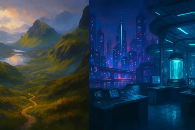 Background Artistry by Magali Dunyach & Elbert Gu