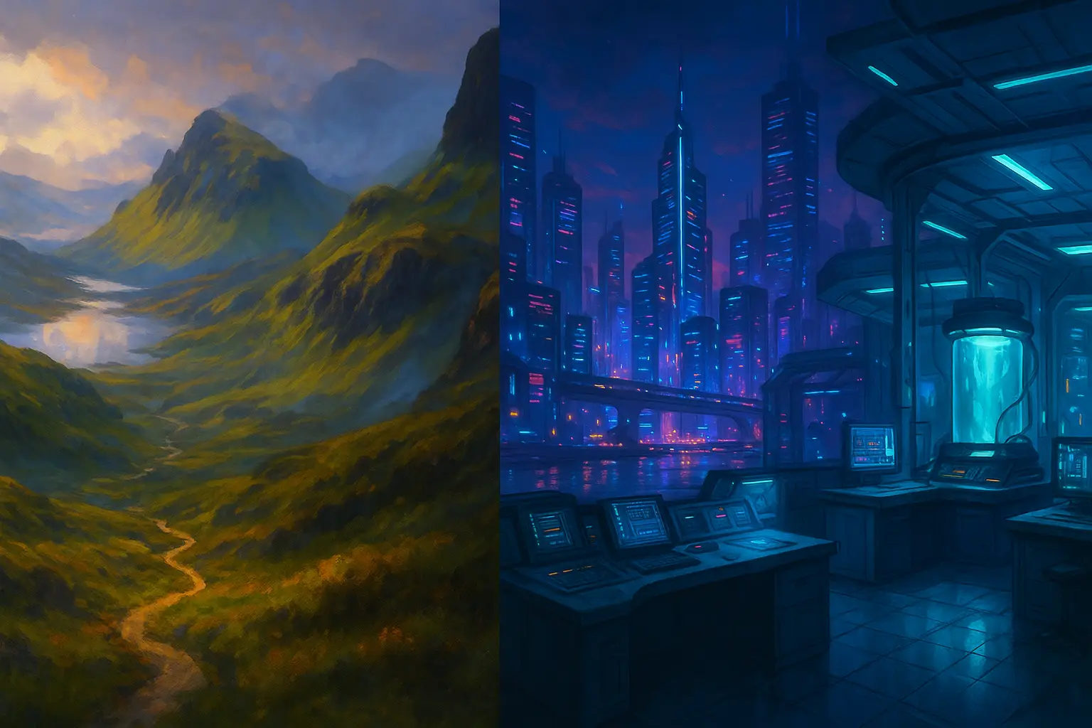 Background Artistry by Magali Dunyach & Elbert Gu